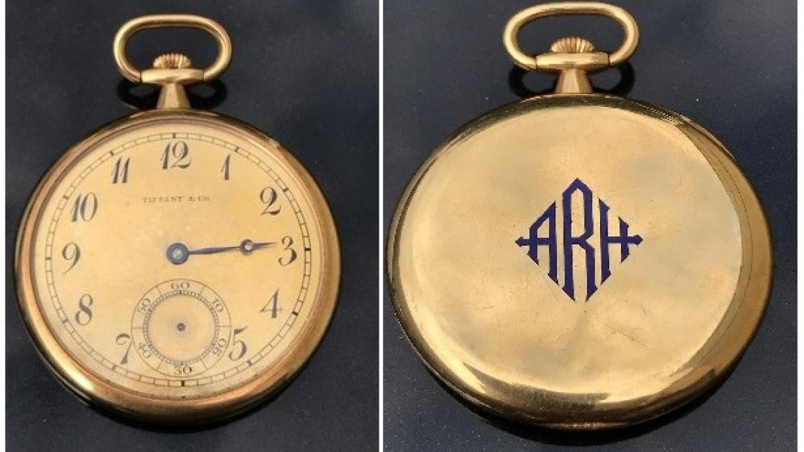 ساعة الجيب تايتانك مزاد